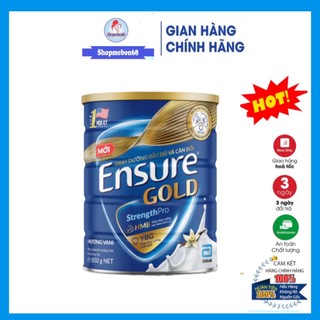 Sữa bột Ensure Gold Abbott hương vani 850g/lon