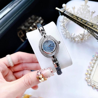 Đồng hồ Nữ Davena D61625 xanh lá khoá rút siêu sang