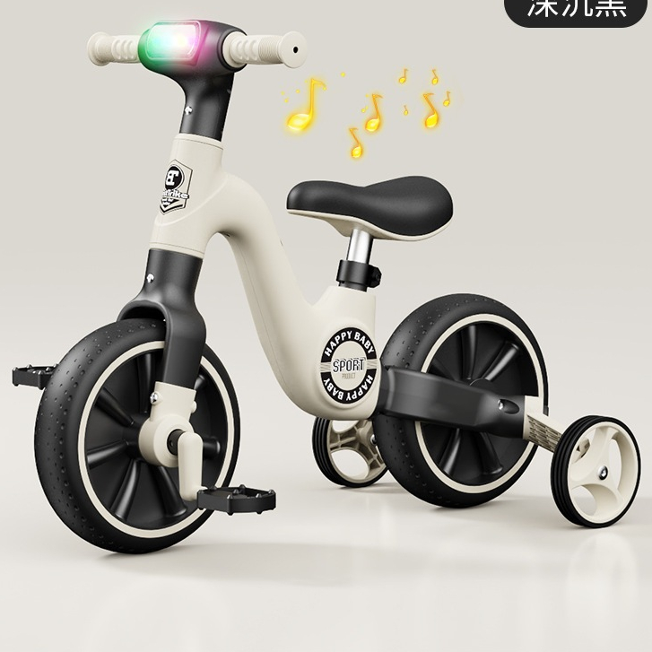 Xe đạp 3 bánh cho trẻ em - Xe chòi chân cho bé thăng bằng đa năng 3in1 có đèn nhạc cao cấp tải trọng 100kg.