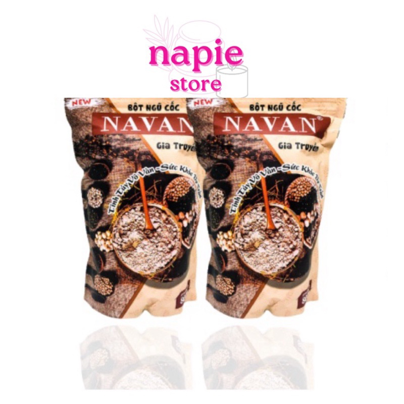 Ngũ Cốc Lợi Sữa 9 Loại Đậu Navan Túi Và Hộp 800gr/500g