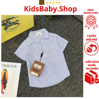 Áo sơ mi bbr cộc tay bé trai hàng quảng châu sc