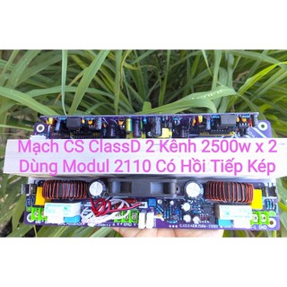 Mạch công suất âm thanh class D 2 kênh 2500W x2 ( 2110 CHẠY ÁP CAO +-150v)