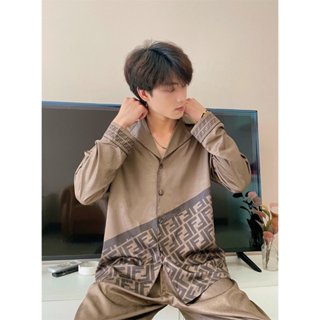 Bộ đồ ngủ nam Pijama lụa cao cấp mềm mịn,thoáng mát với thiết kế tinh tế FD33- Beemanor