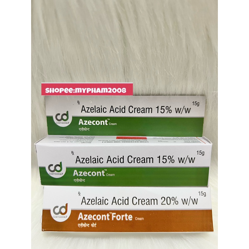 Cream giảm mụn ,mờ thâm Azecont Forte 15%- 20%