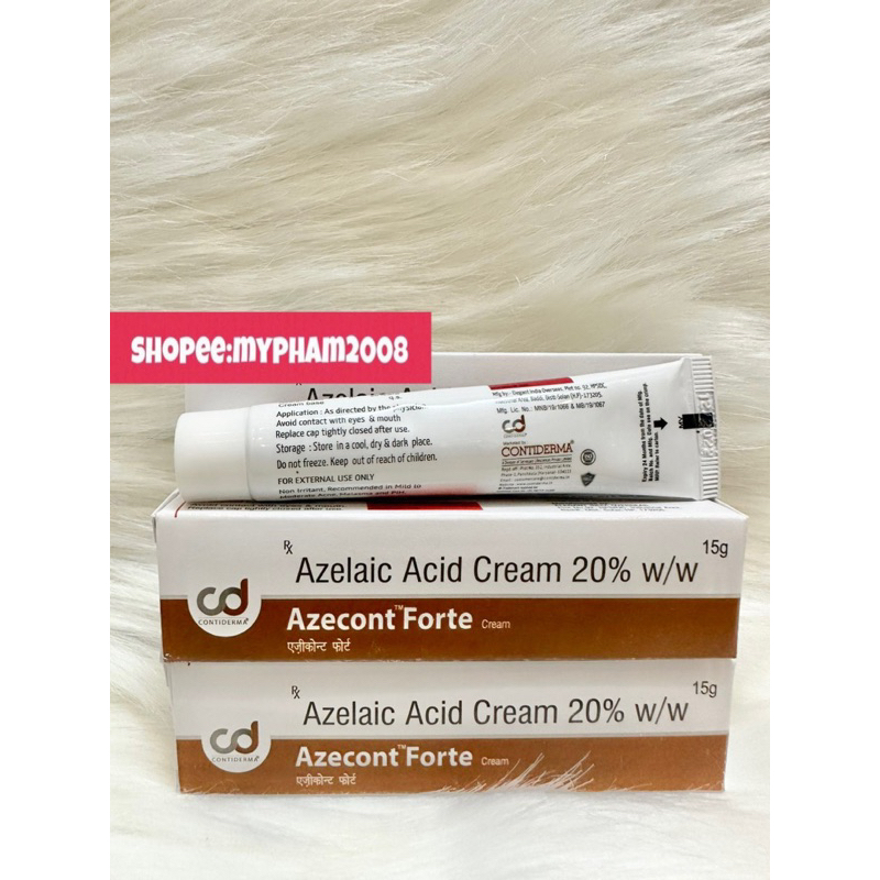 Cream giảm mụn ,mờ thâm Azecont Forte 15%- 20%