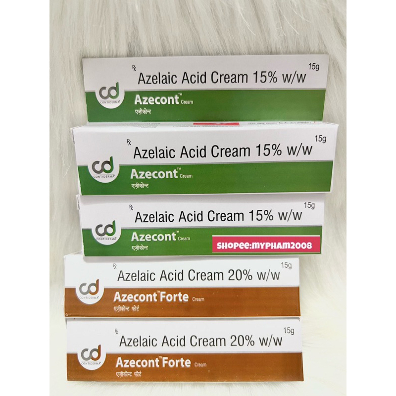Cream giảm mụn ,mờ thâm Azecont Forte 15%- 20%