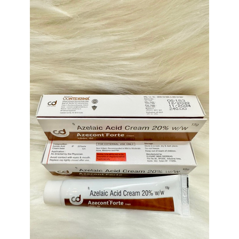 Cream giảm mụn ,mờ thâm Azecont Forte 15%- 20%