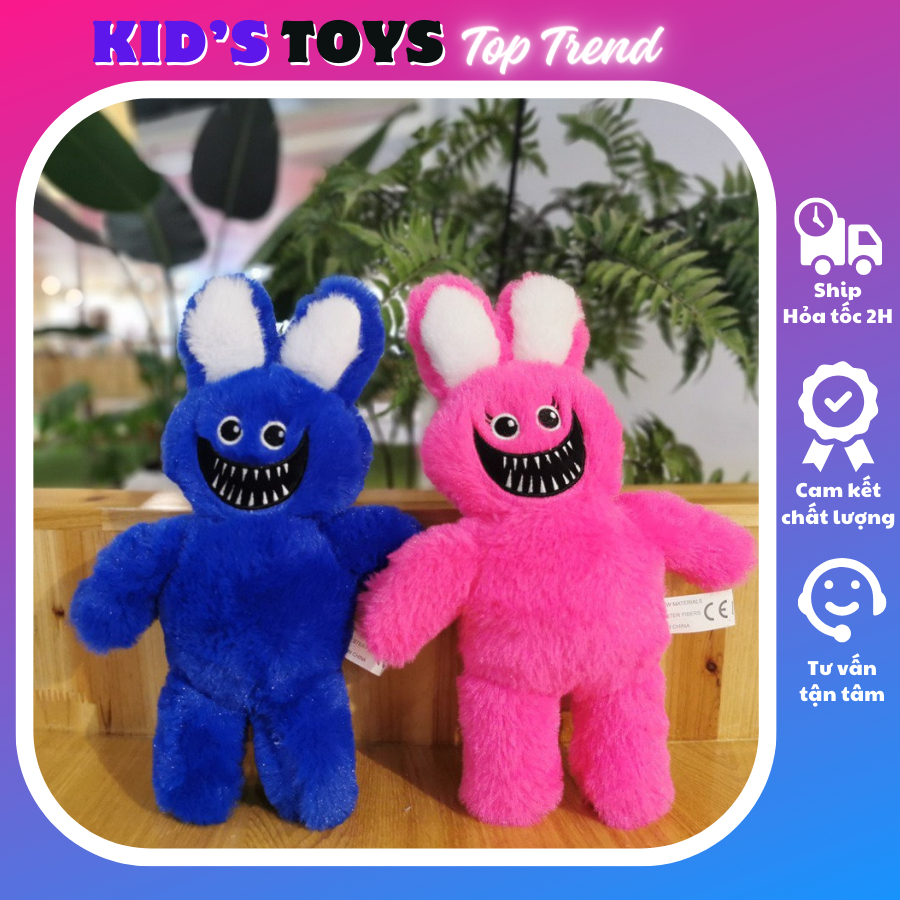 Huggy Wuggy cosplay thỏ, nhân vật game Poppy Playtime, gấu bông cho bé - Top Trend
