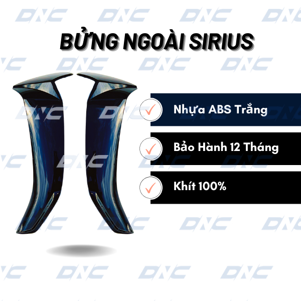 Yếm ngoài bửng ngoài sirius
