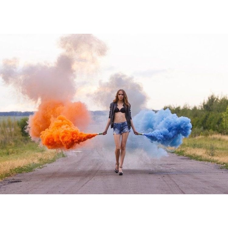 Ống phun màu quay video, test pccc