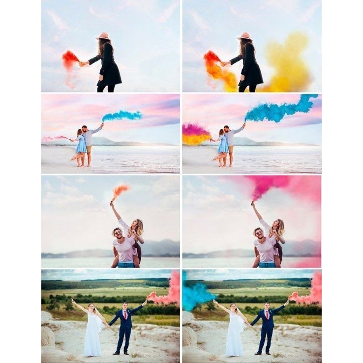 Ống phun màu quay video, test pccc