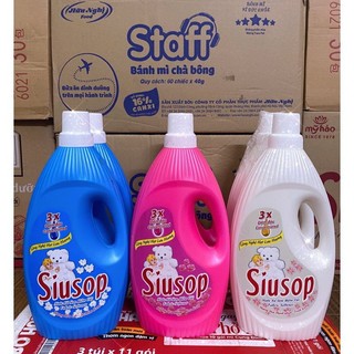  Nước xả vải Siusop hương hoa hồng thanh khiết hoa nhài 1800ml 