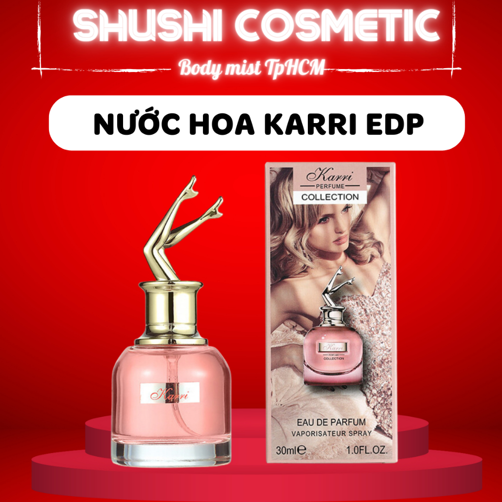 Nước hoa Nữ KARRI Perfume Collection 30ML nước hoa chân dài cô gái bodymist.tphcm