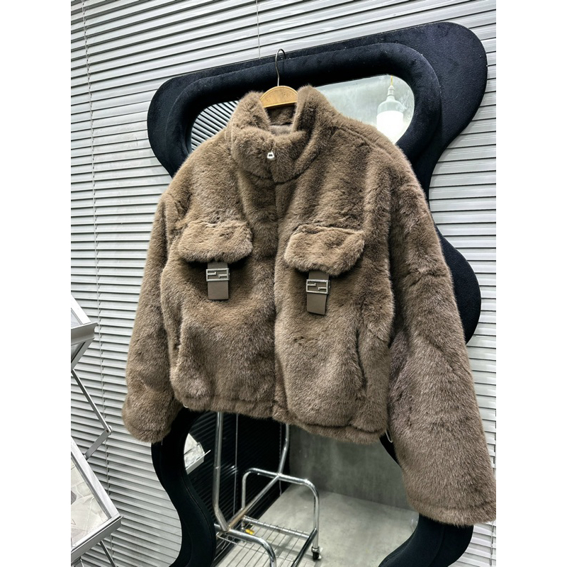 ÁO KHOÁC LÔNG TÚI NGANG TIỂU THƯ, áo khoác lông qc l1, áo khoác mùa đông