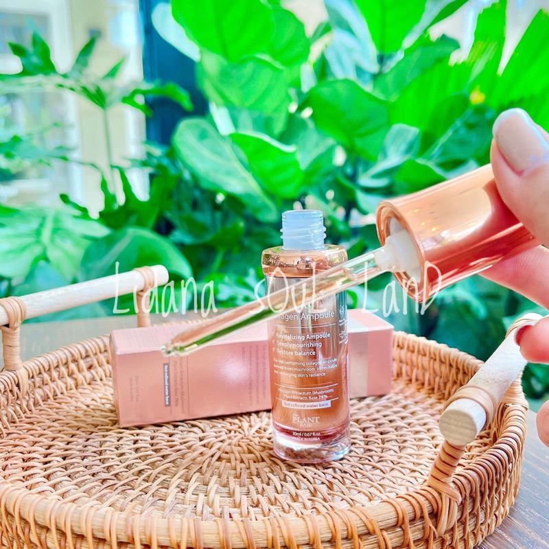 Tinh chất Collagen làm mờ nếp nhăn & độ đàn hồi da The Plant Base Time Stop Ampoule