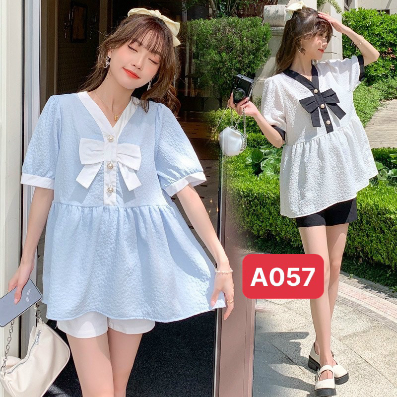 12 mẫ Áo Bầu công sở  - AB063