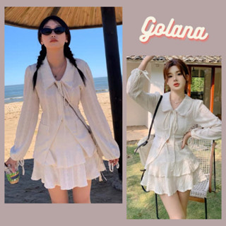 Set Áo Váy Phối Bèo Chiết Eo DOLLY DRESS Nữ Tính, Set Bộ Đồ Nữ Bèo Nơ (Có bigsize) CÓ SẴN-GIAO NGAY