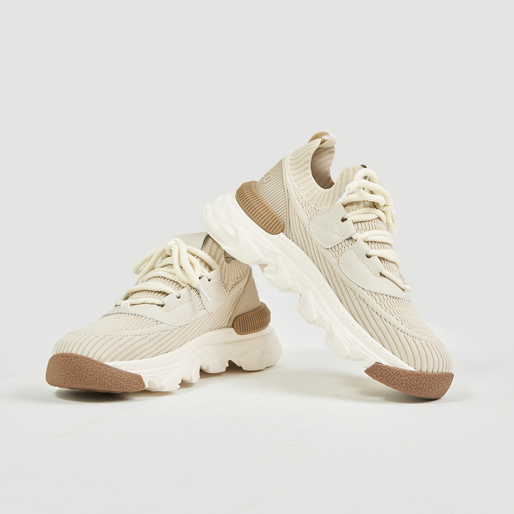 Giày Sneaker Nam KRIK Đế Cao 3cm Upper Sợi Dệt Thoáng Khí Co Giãn Ôm Chân Phong Cách Trẻ Trung Năng Động GN0001