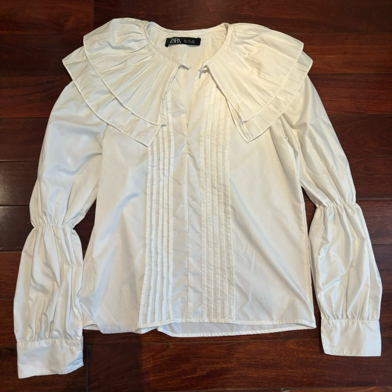 Áo sơmi cổ sen ZARA freesize thanh lý