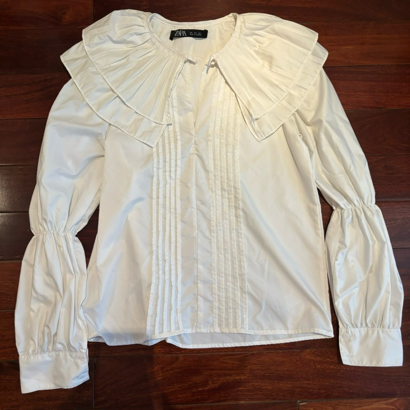 Áo sơmi cổ sen ZARA freesize thanh lý