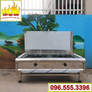 Bếp hầm công nghiệp, bếp gas hầm công nghiệp, bếp hầm đôi công nghiệp inox