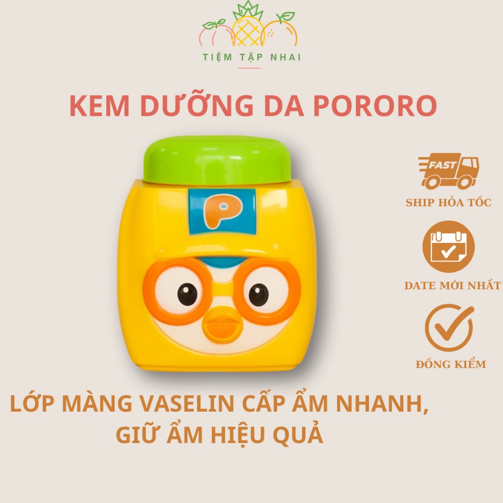 Kem dưỡng da vaseline Pororo Hàn Quốc cho bé (chiết xuất từ sữa dê)