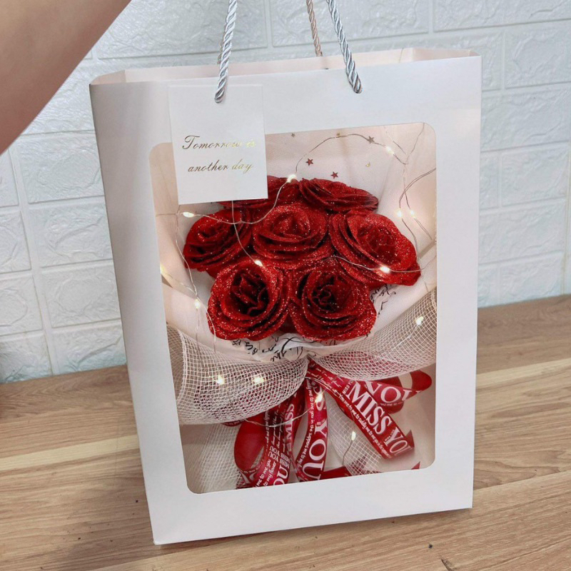 Hoa nhũ bó 7 bông nhiều mẫu random🌸