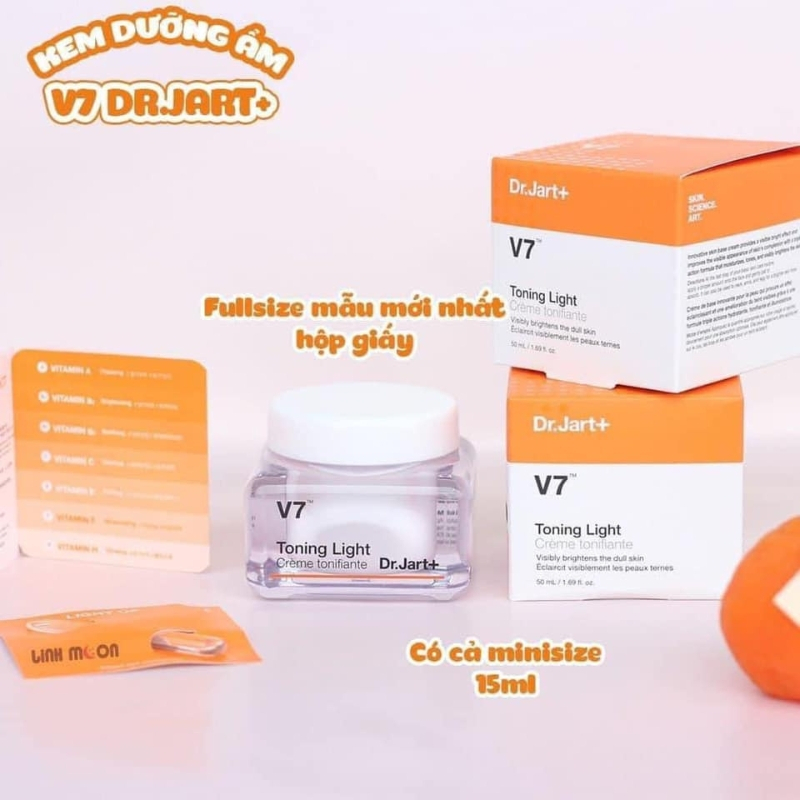 Kem Dưỡng Da V7 Toning Light 50ml mẫu mới 2023
