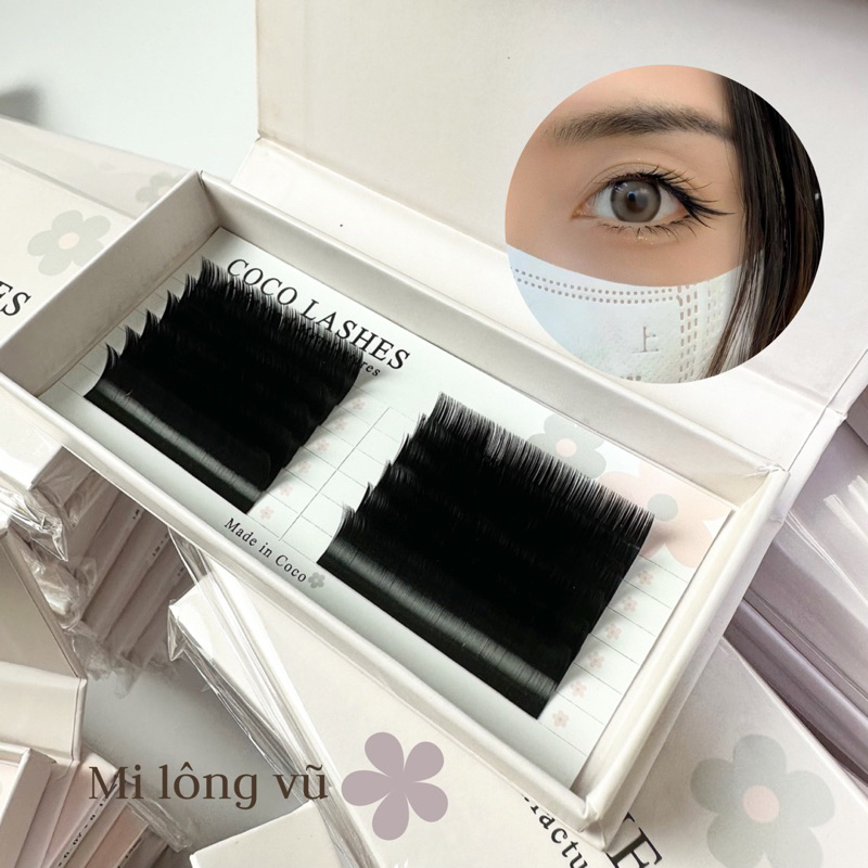 Mi lông vũ cao cấp, sợi mi mềm mại tự nhiên