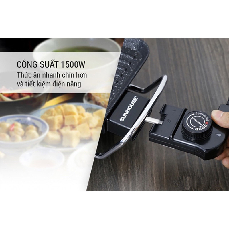 🔥FREESHIP🔥💨Bếp Nướng Điện Không Khói SUNHOUSE 4607 💯