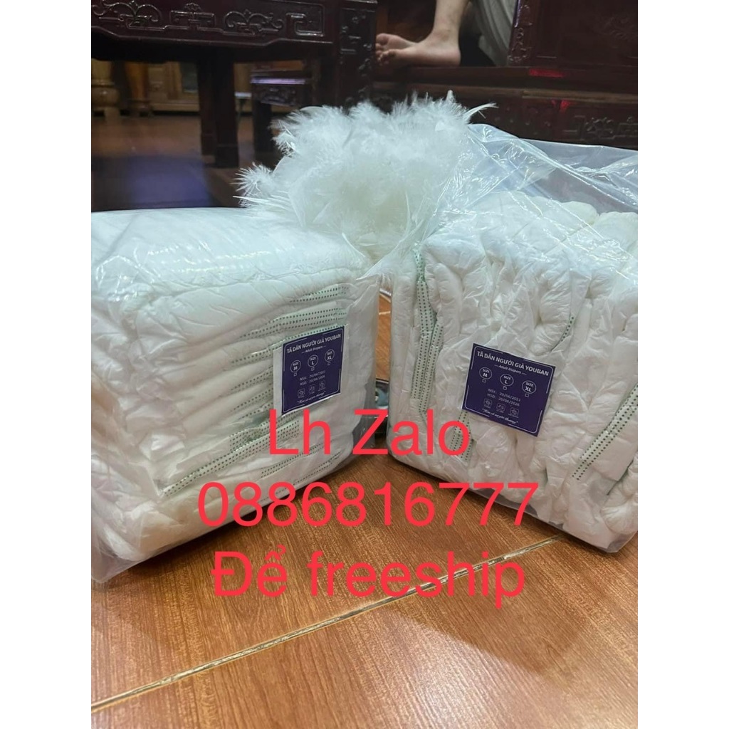 100 bỉm dán người già Youban freesize 40 80kg