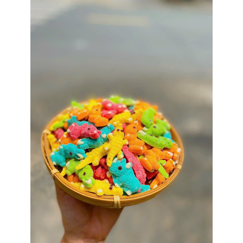 Kẹo dẻo trái cây cá sấu hủ 350gram