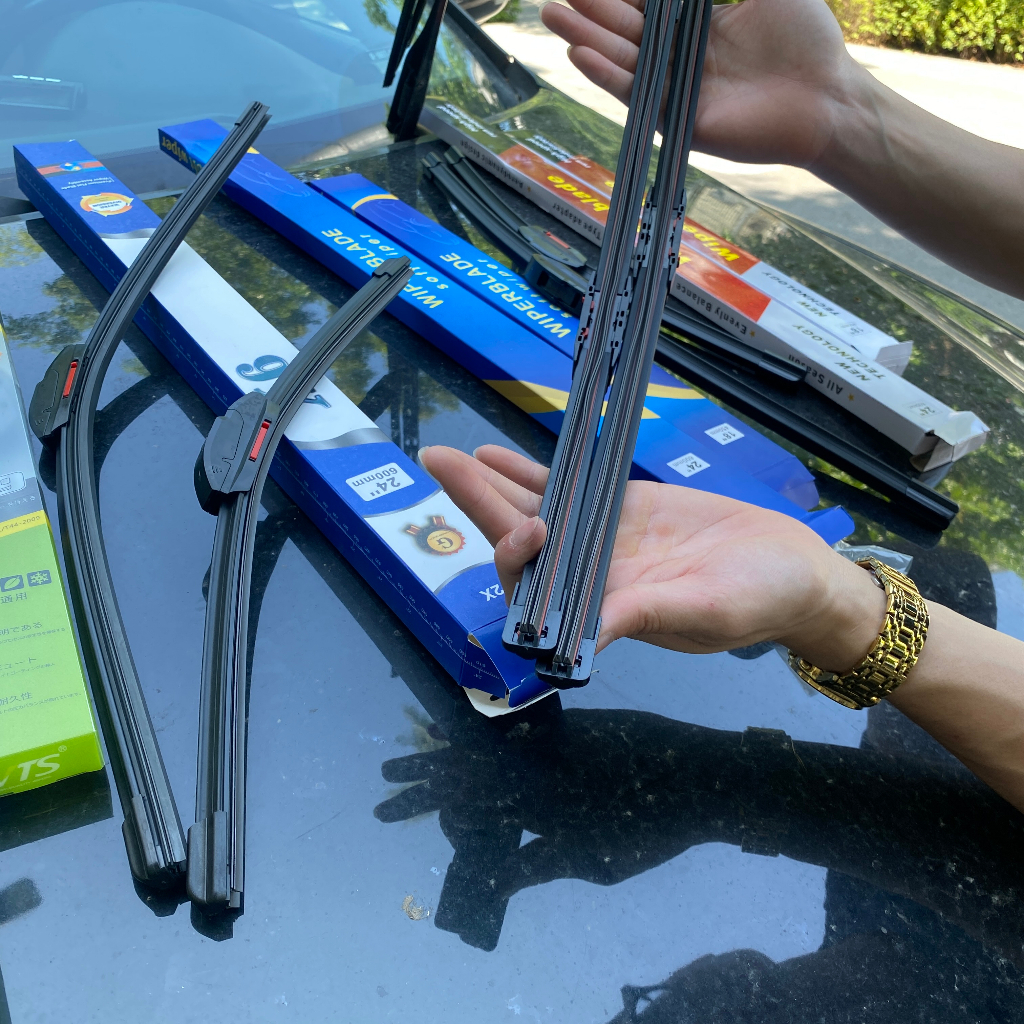 Gạt mưa ô tô 4 lưỡi silicon Wiper Gen 3, gạt mưa silicon dòng 4 lưỡi các hãng xe toyota, hyundai, honda, kia, mazda