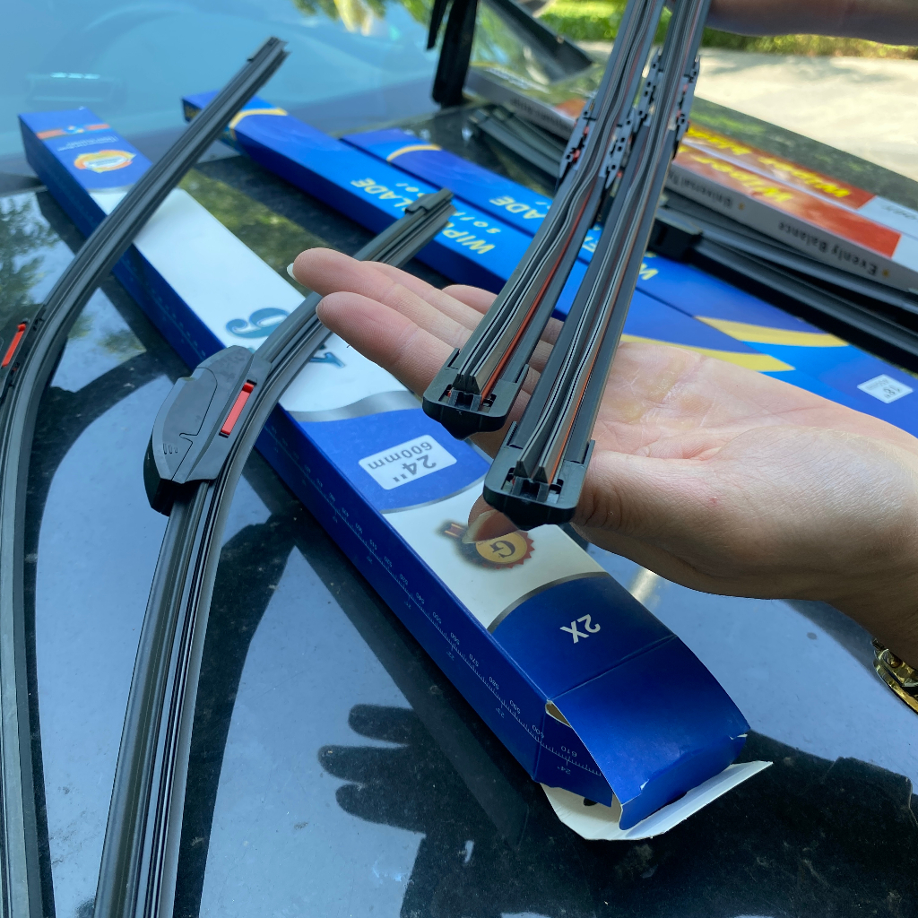 Gạt mưa ô tô 4 lưỡi silicon Wiper Gen 3, gạt mưa silicon dòng 4 lưỡi các hãng xe toyota, hyundai, honda, kia, mazda