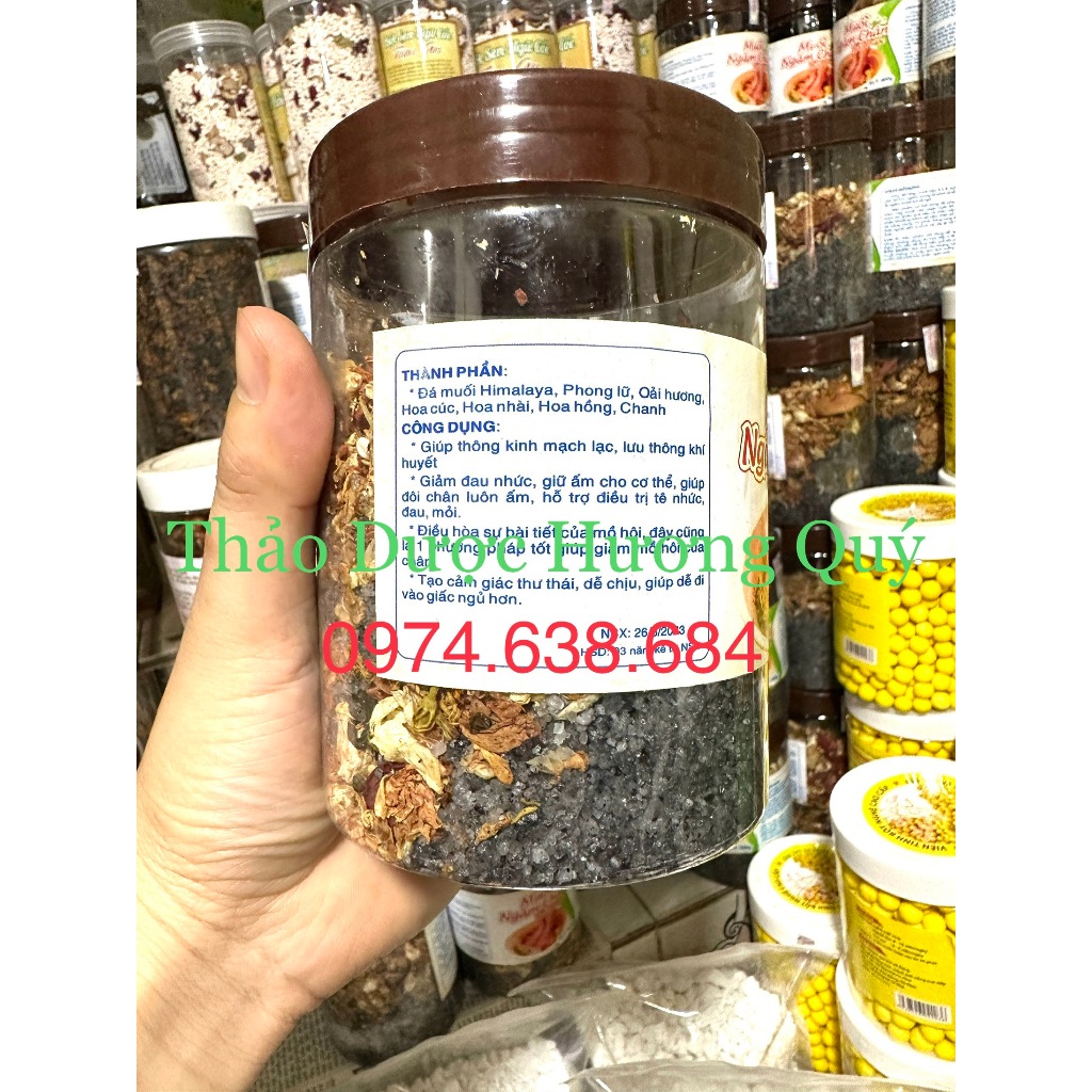 Muối Ngâm Chân Thảo Dược 500g  - Thảo Dược Hương Quý