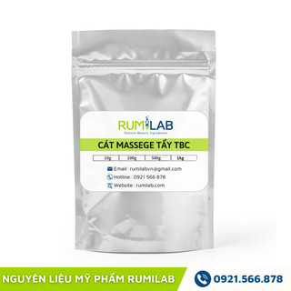 10g/ 50g / 100g cát massage siêu mịn làm kem gel tẩy tế bào che.t - nguyên liệu mỹ phẩm rumilab