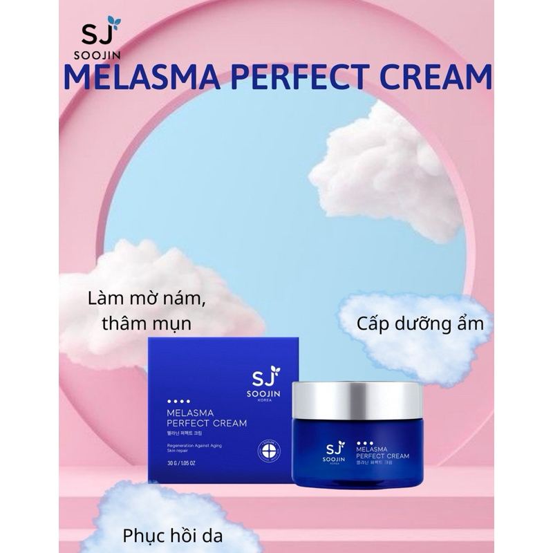 Kem Mờ Nám, Dưỡng Trắng Da, Thu Nhỏ Lỗ Chân Lông SOOJIN 0.3% Retinol