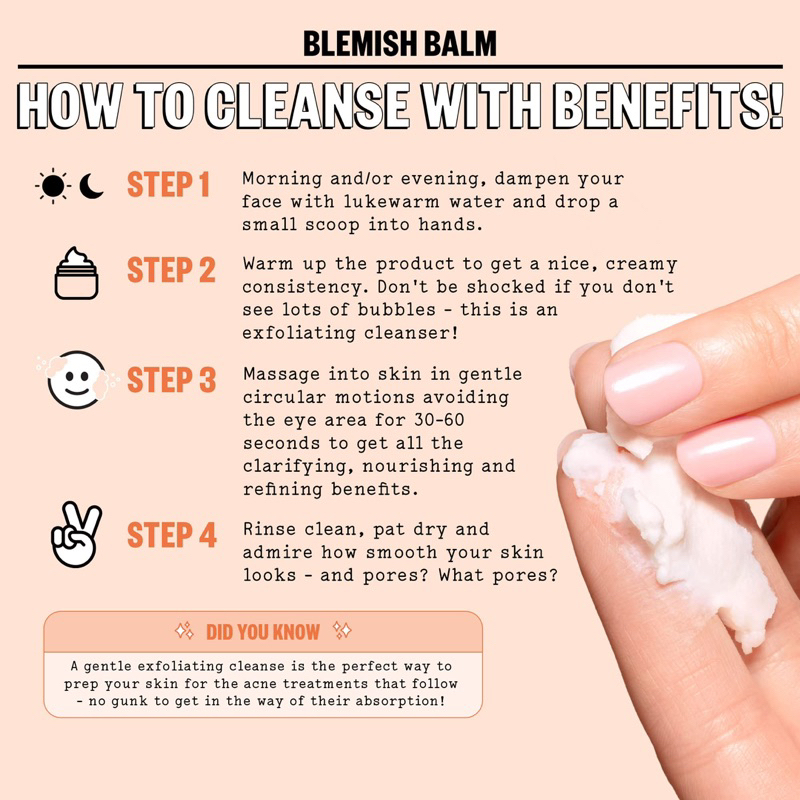 Sáp tẩy trang Peace Out Daily Blemish fullsize 105ml $22