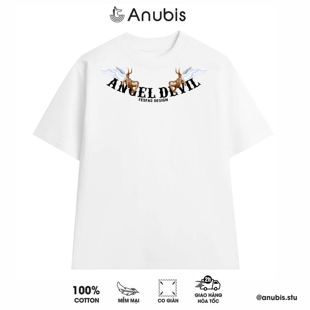 Áo Thun Unisex Angel Devil | ANUBIS STORE