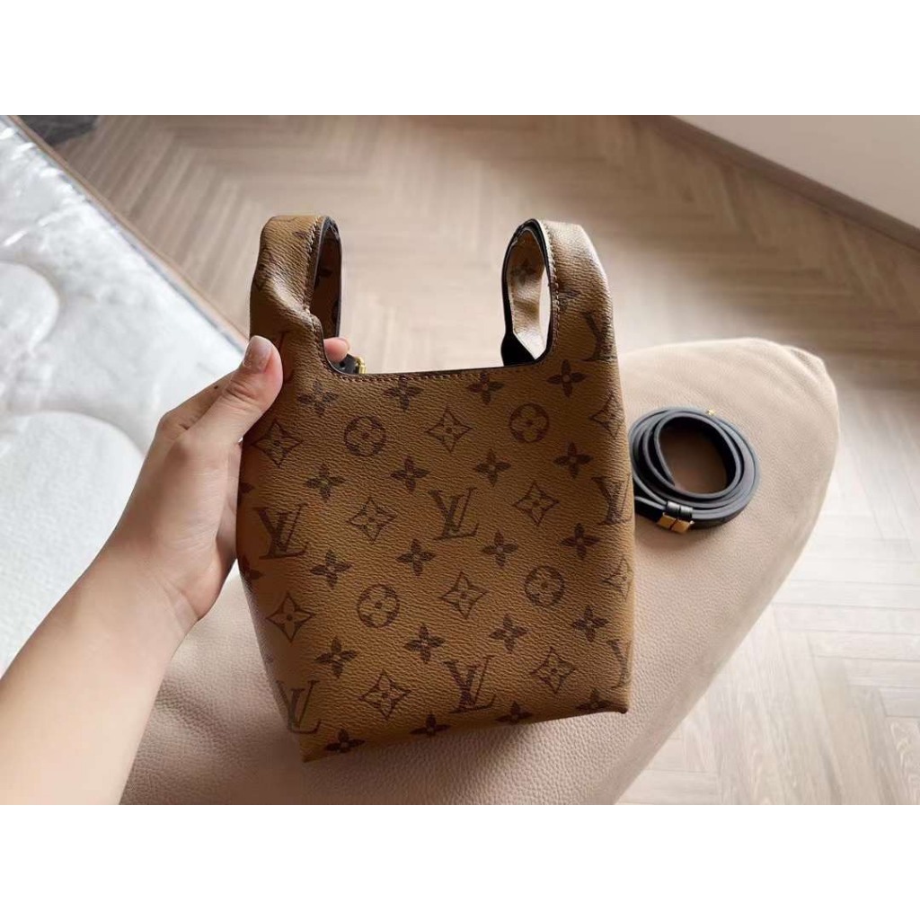 TÚI LV PICOTIN SZ18 DA BÒ