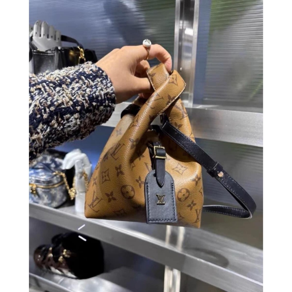 TÚI LV PICOTIN SZ18 DA BÒ