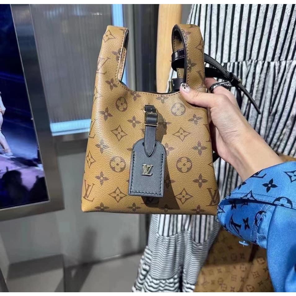 TÚI LV PICOTIN SZ18 DA BÒ