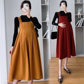  Yếm bầu thu đông công sở trơn 