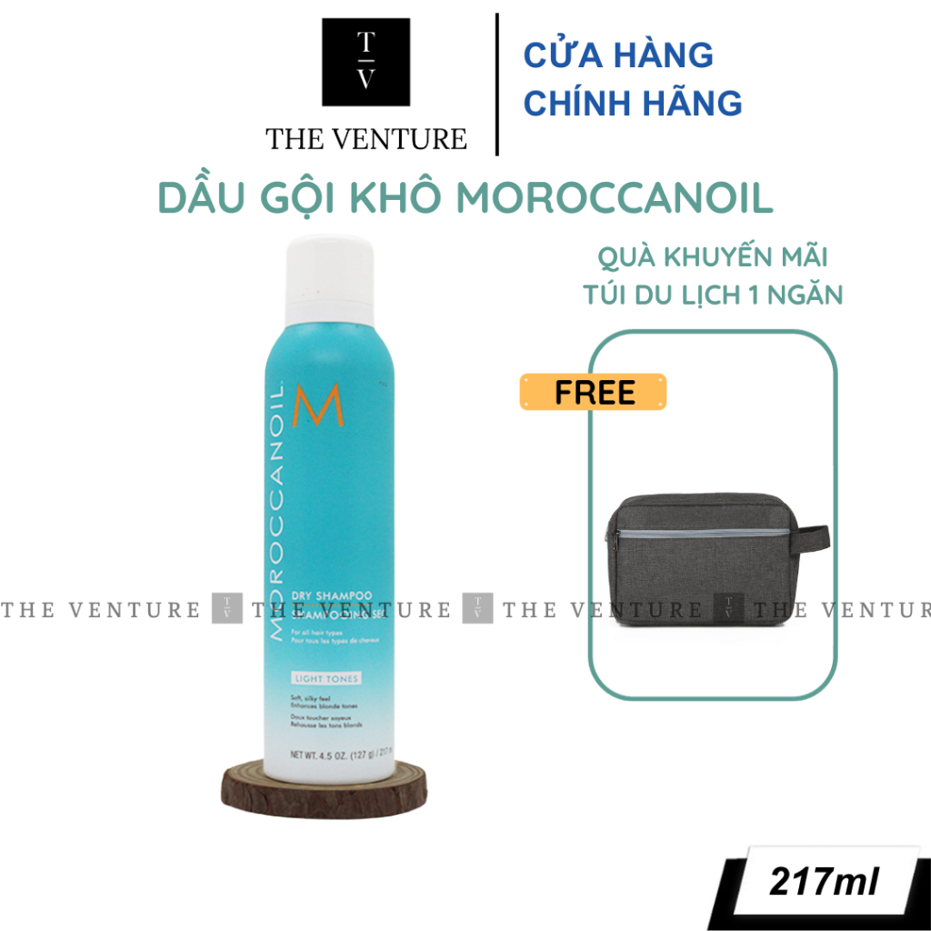 Dầu Gội Khô Moroccanoil Light Tones Dành Cho Tóc Sáng Màu