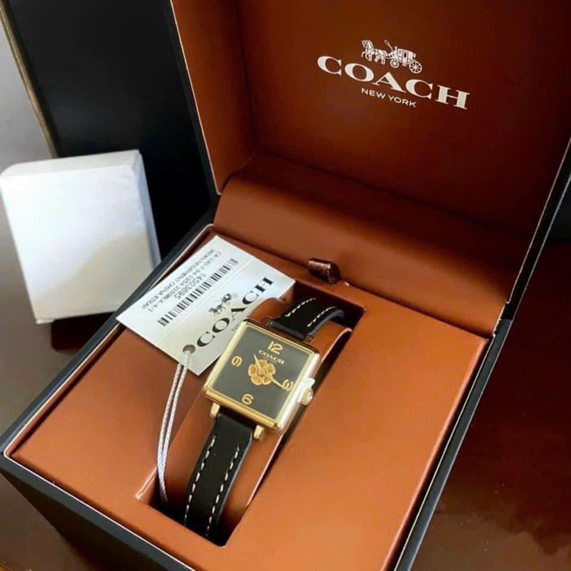 Đồng Hồ Nữ Coach 14503695 họa tiết hoa trà nhỏ xinh lên tay cực yêu ạ