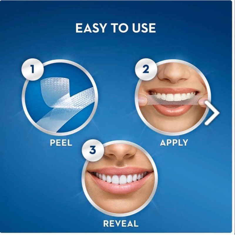 (𝗚𝗼̂́𝗰 𝟳𝟬𝟬𝗸) [CHÍNH HÃNG] Miếng dán trắng răng Oral B 3D White Whitestrips