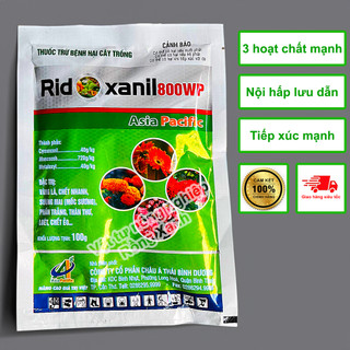 Thuốc trừ bệnh ridoxanil trừ nấm bệnh thối nhũn, thối thân, thối rễ, thán thư, vàng lá, đốm lá