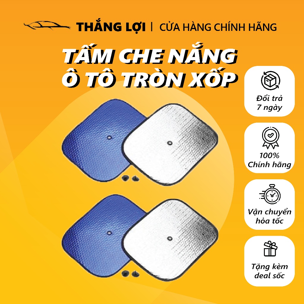 . Tấm Che Nắng Ô Tô - Tấm Chắn Nắng Ô Tô⚡️FREESHIP50K⚡️ Loại  cao cấp dầy dặn phủ bạc 4 lớp ,chống nắng vượt trội