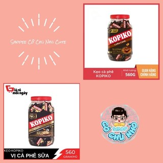 Hủ Kẹo cà phê Kopiko 560g ( cà phê sữa , cà phê đen )