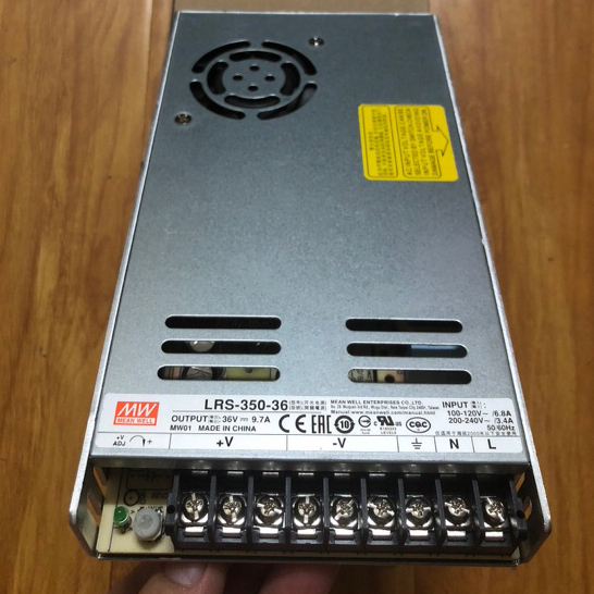 Nguồn Meanwell LRS-350-36 36V 10A . Hàng mới bầy mẫu thanh lý
